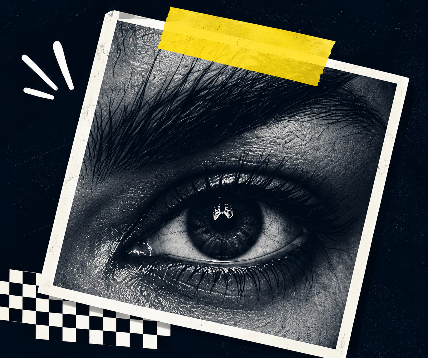 Close-up eye — attention is currency